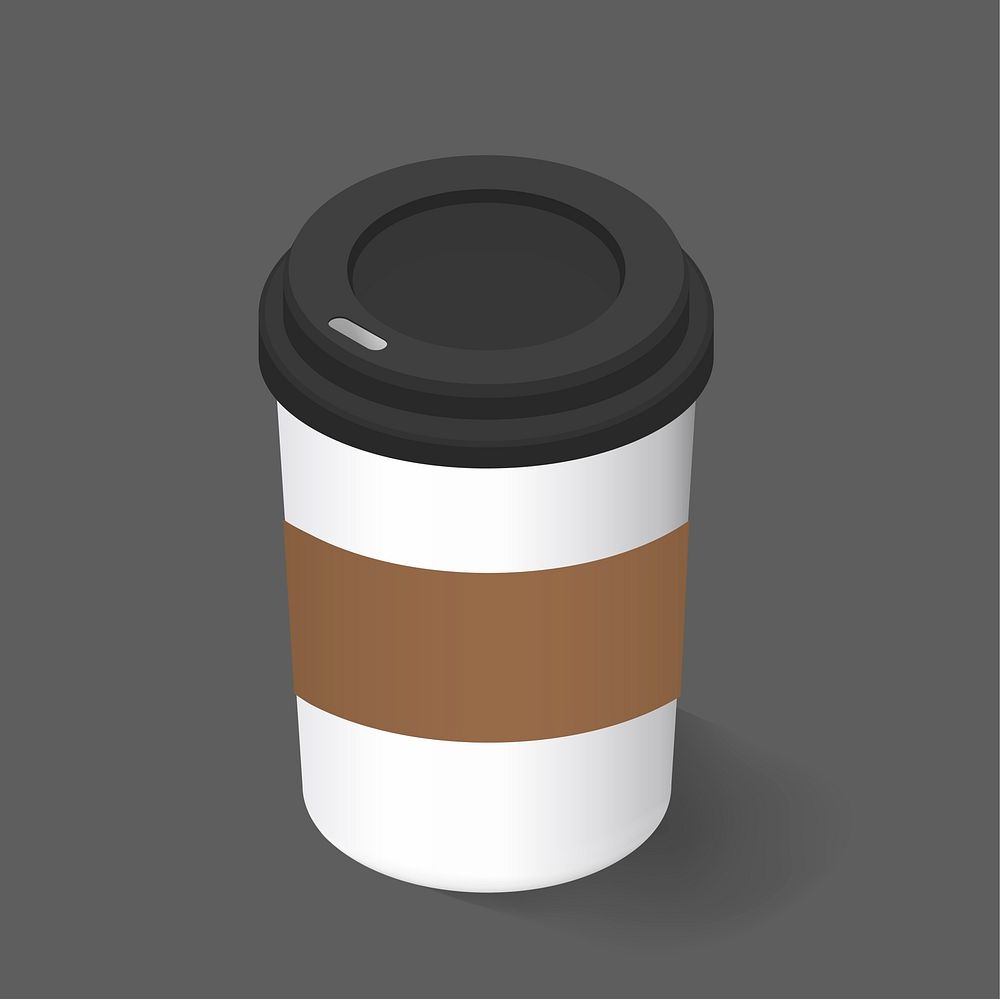 Vector image of coffee cup
