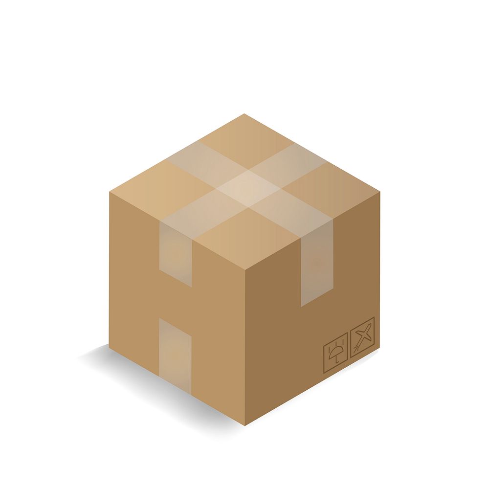 Vector of container box icon