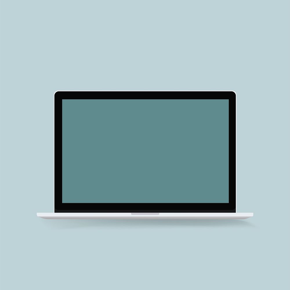 Vector icon of computer laptop icon