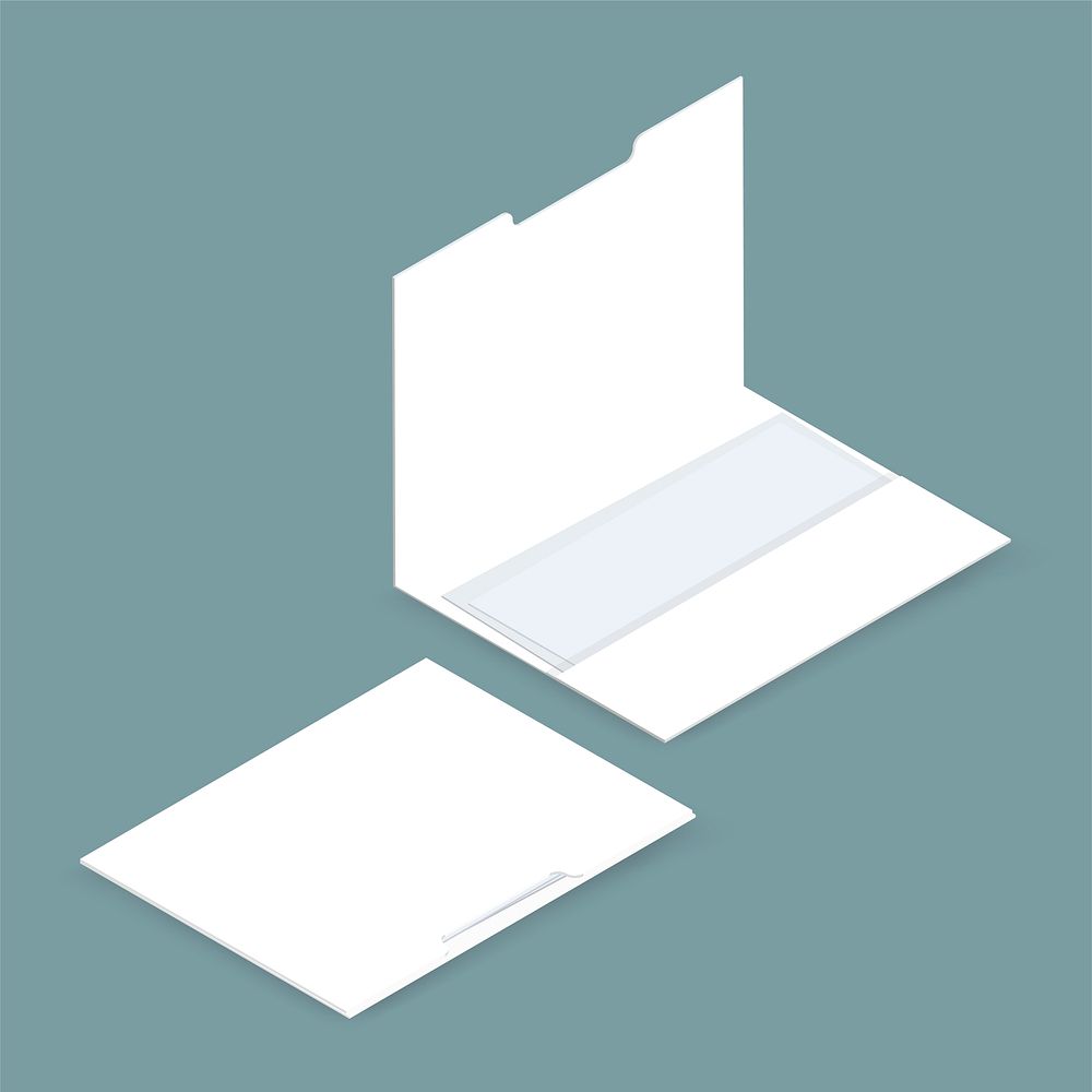 Vector image of folder