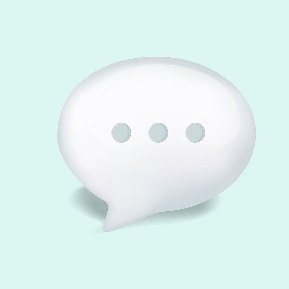 Vector of speech bubble icon