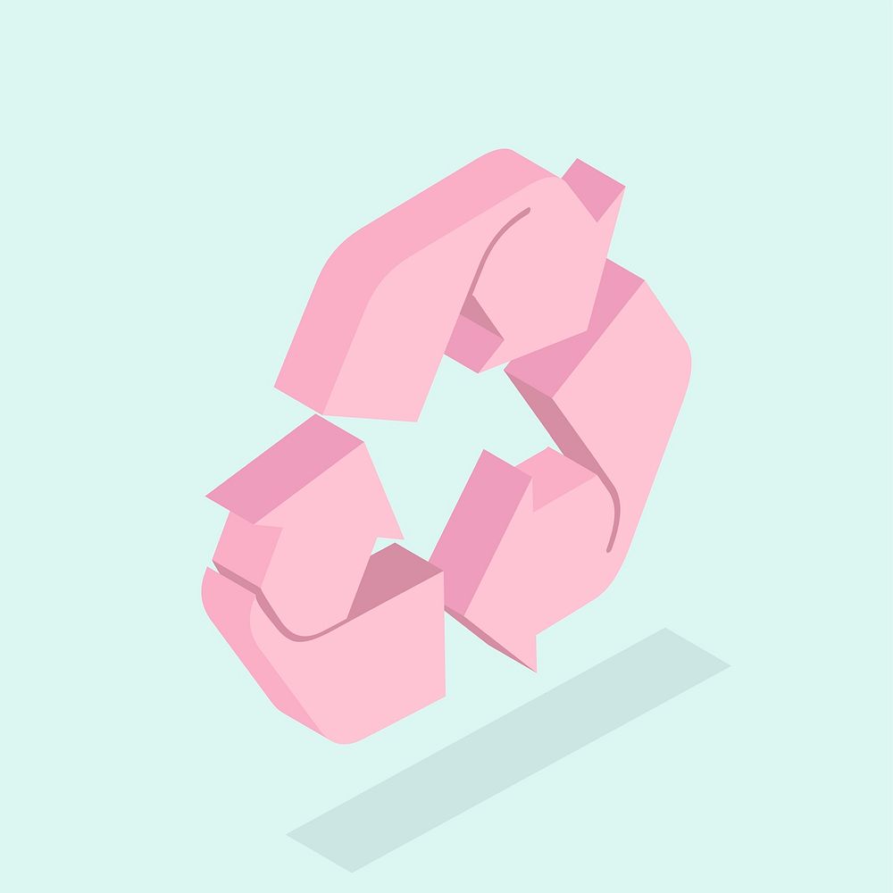 Vector of recycle icon