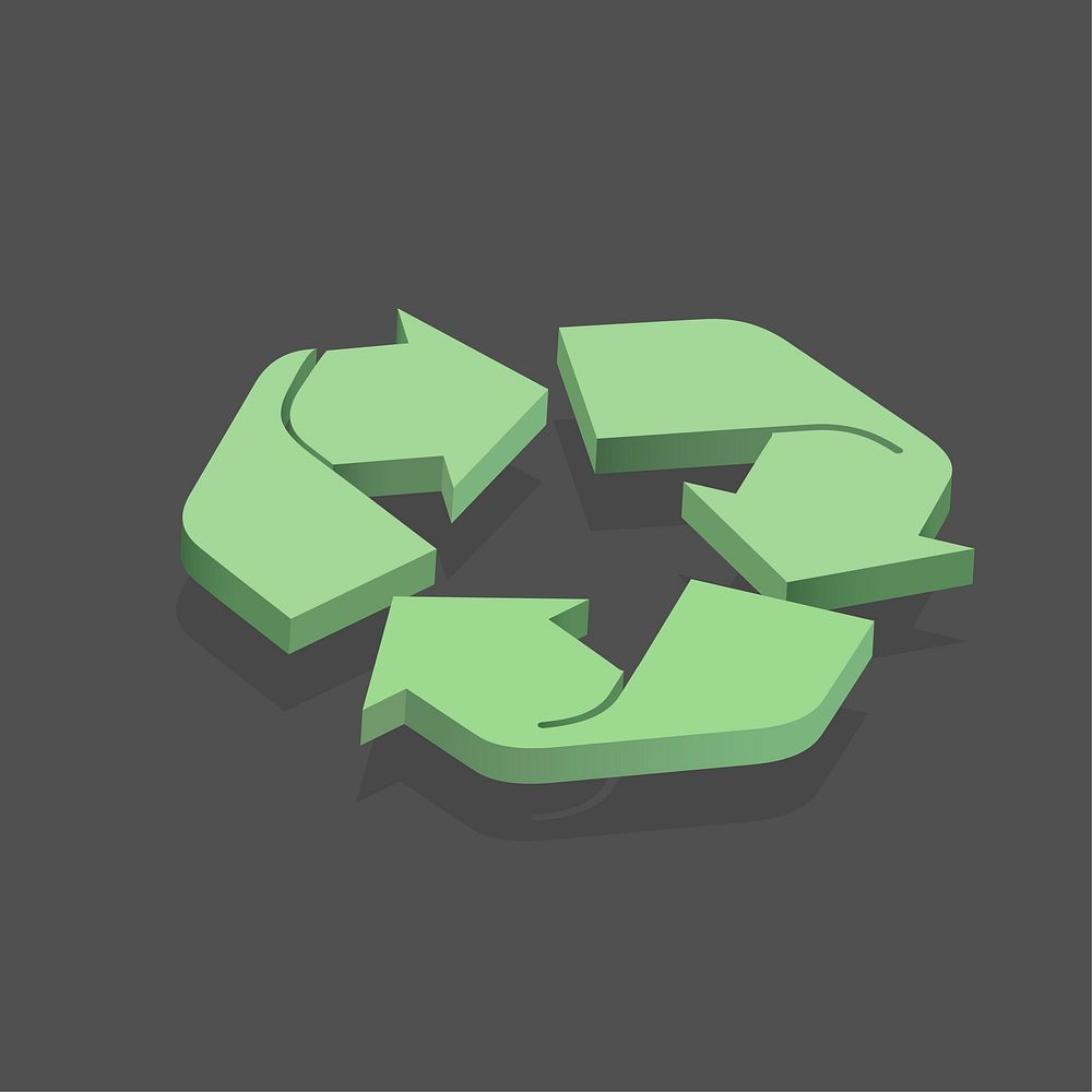 Vector of recycle icon