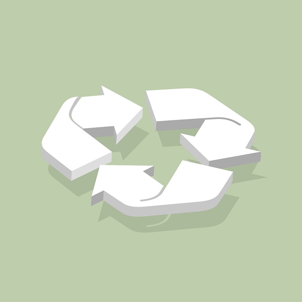 Vector of recycle icon