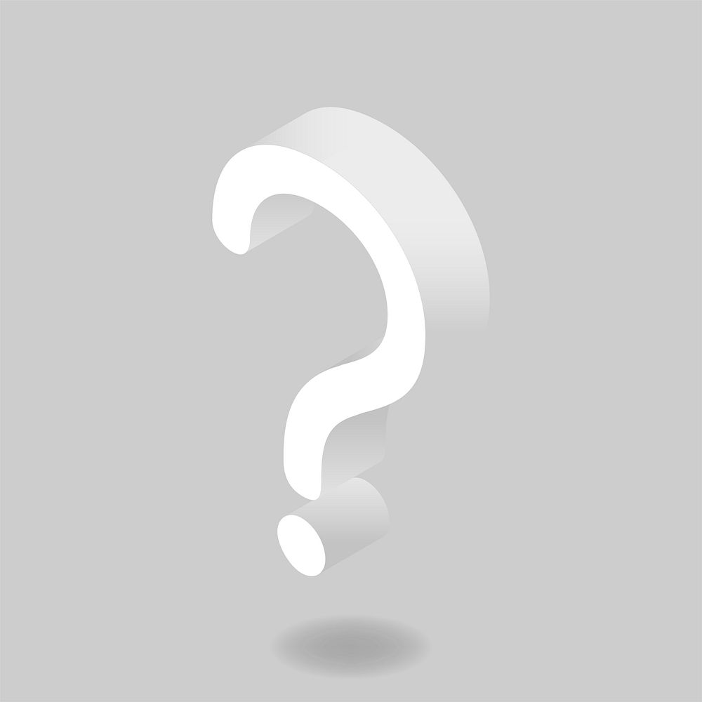 Vector image of question mark | Free Vector - rawpixel