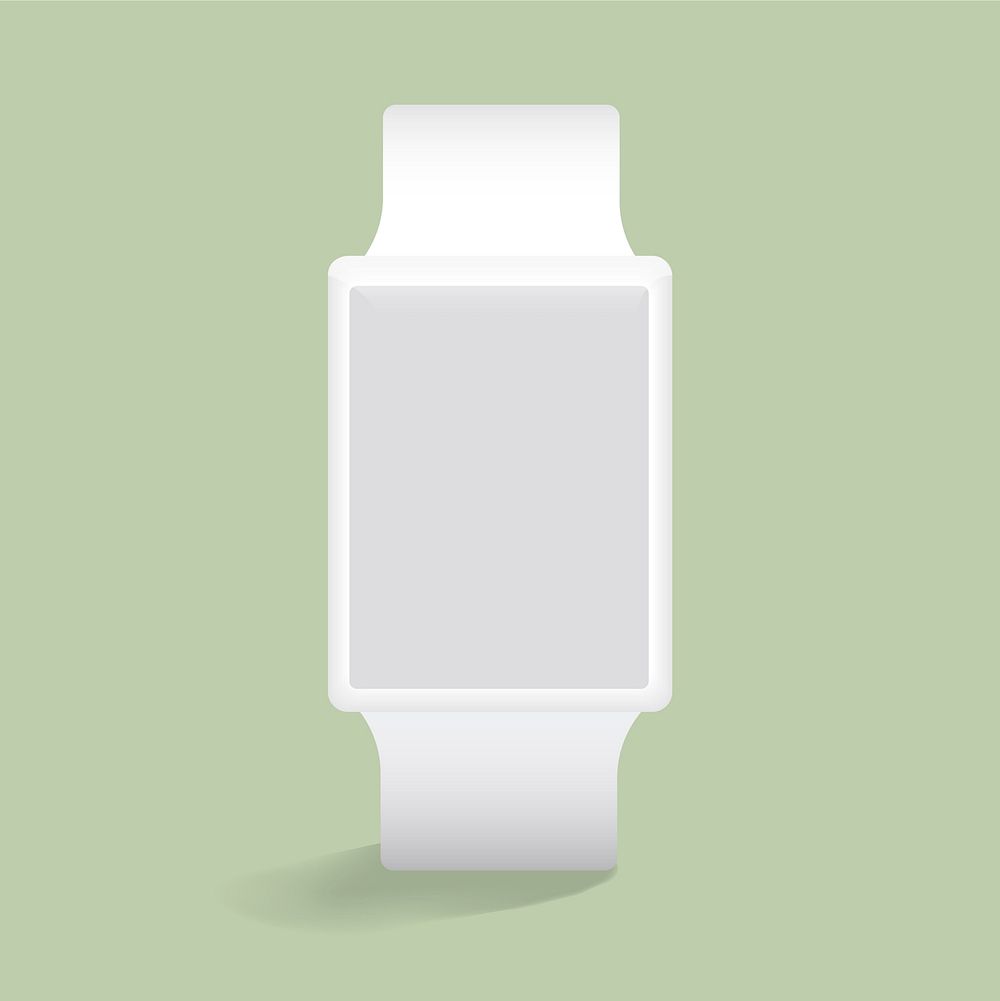 Vector icon of smart watch mockup icon