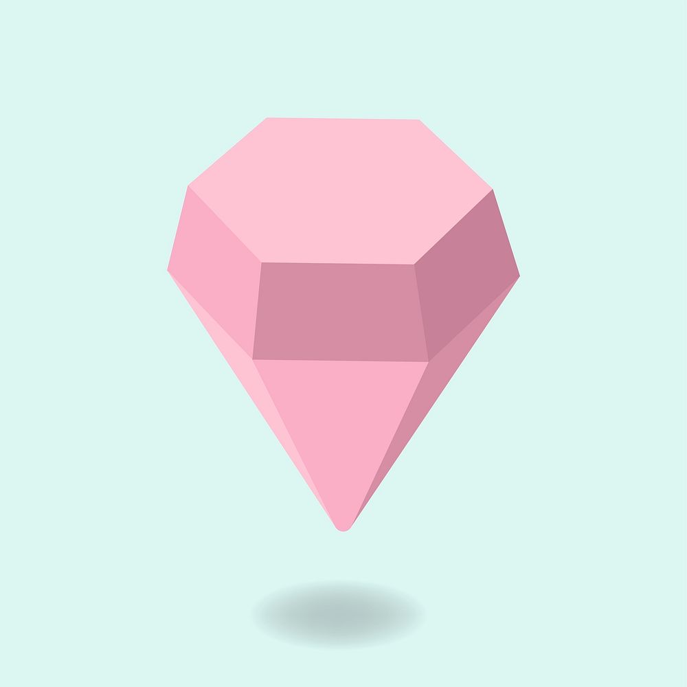 Vector of diamond icon