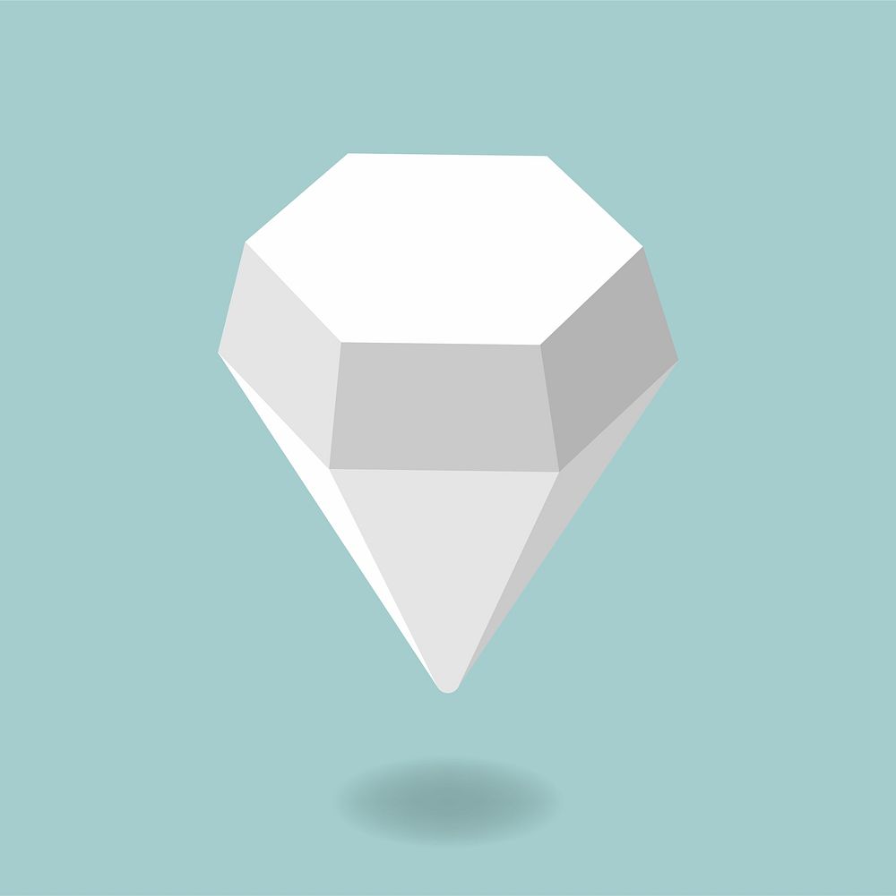 Vector of diamond icon
