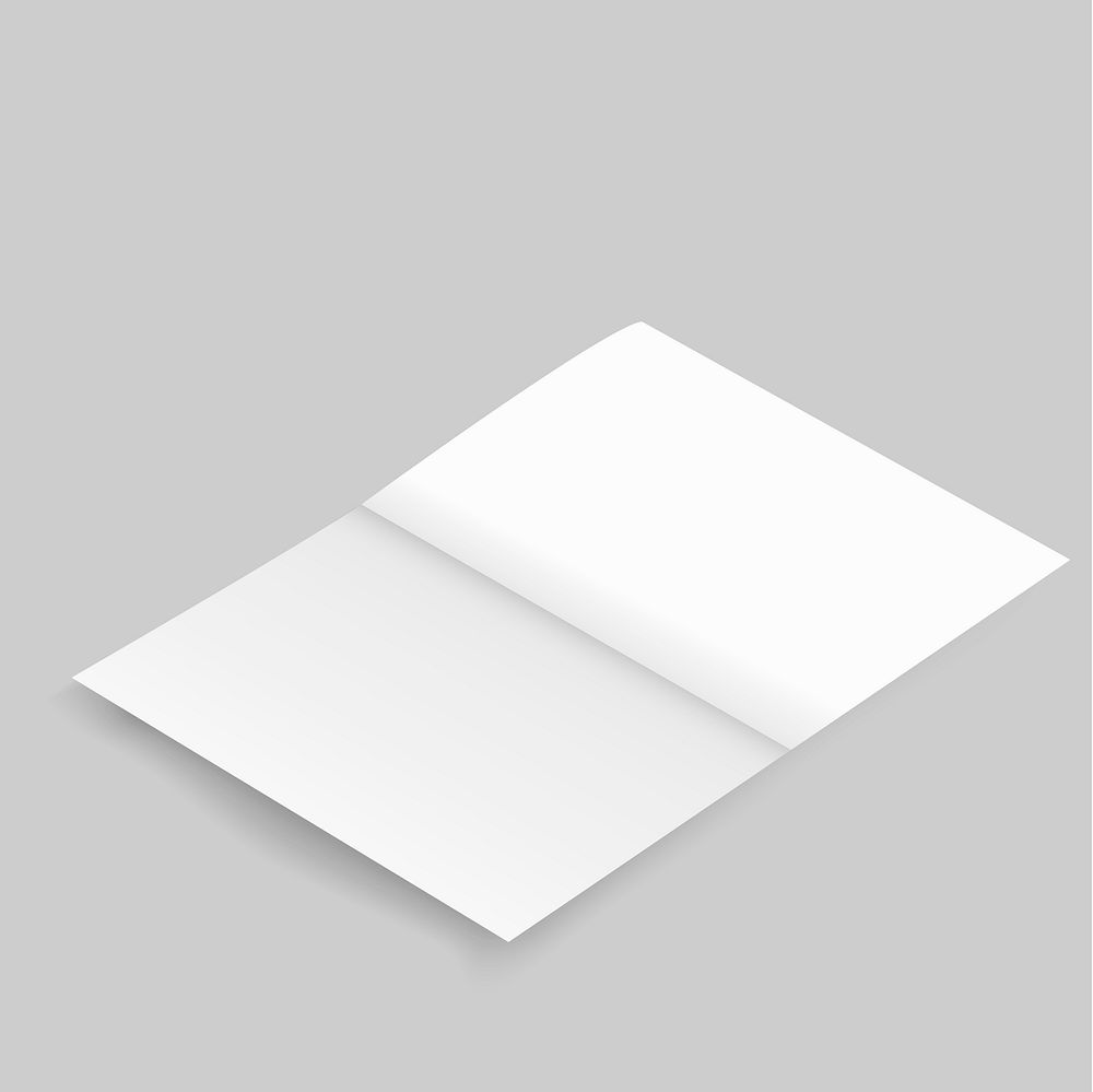 Vector image of blsnk notepad
