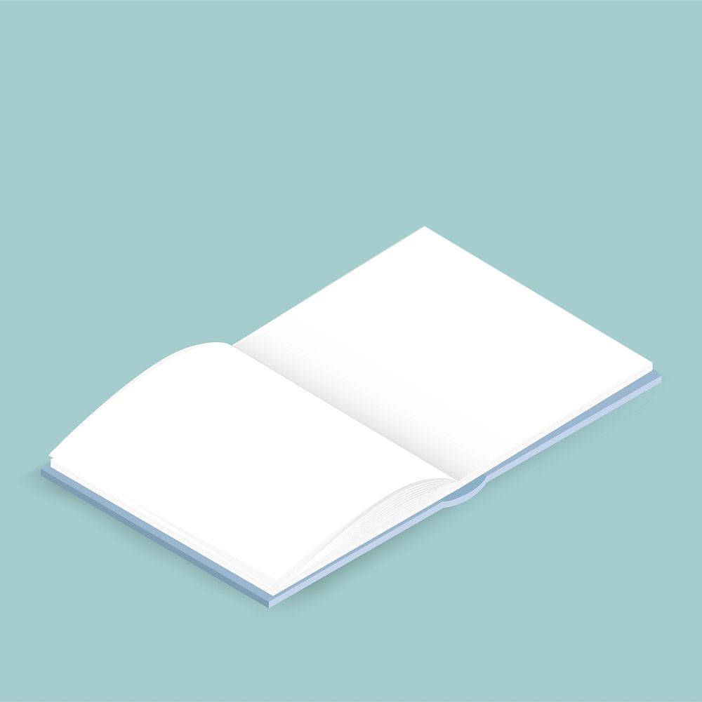 Vector of diary notebook icon