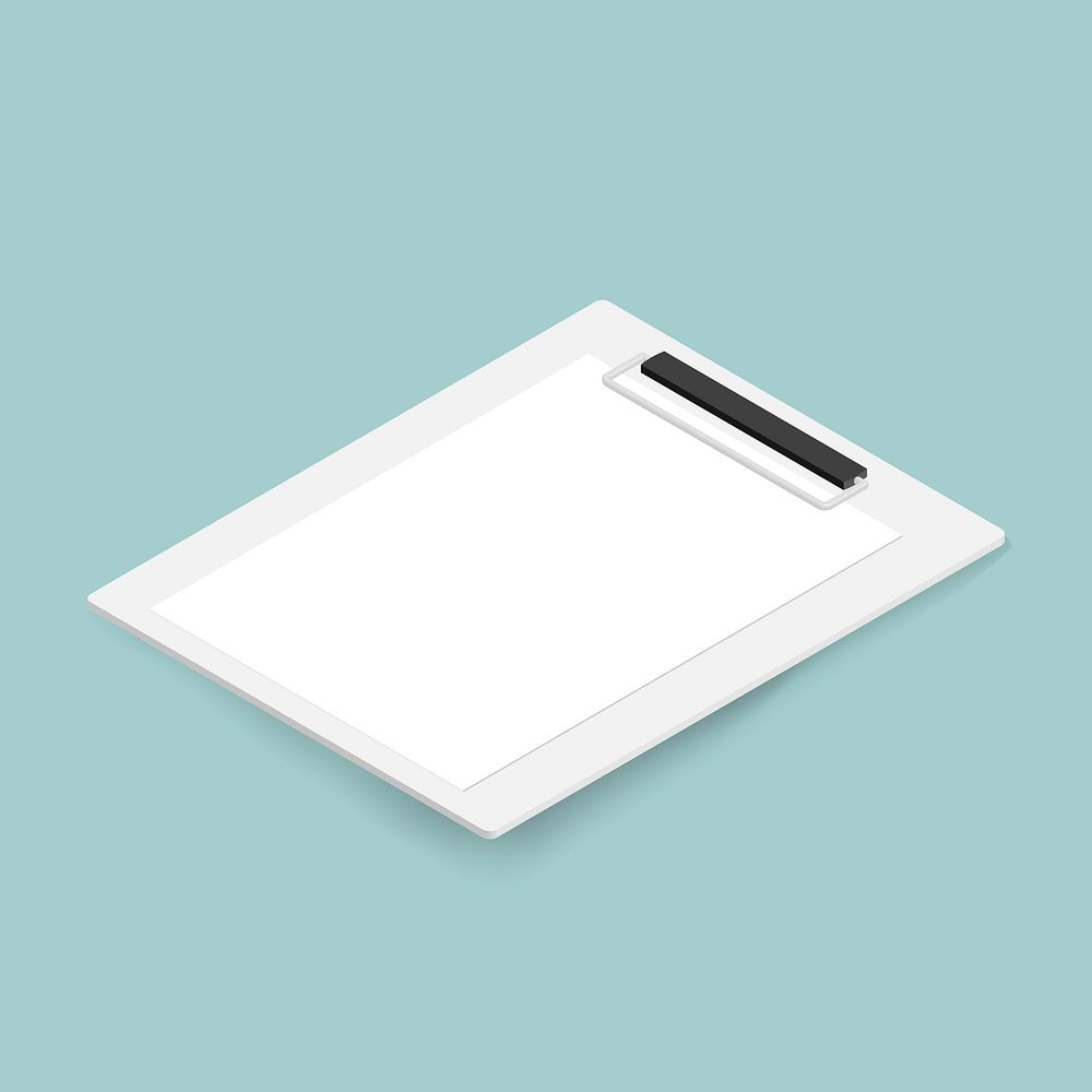Vector of mockup notepad icon