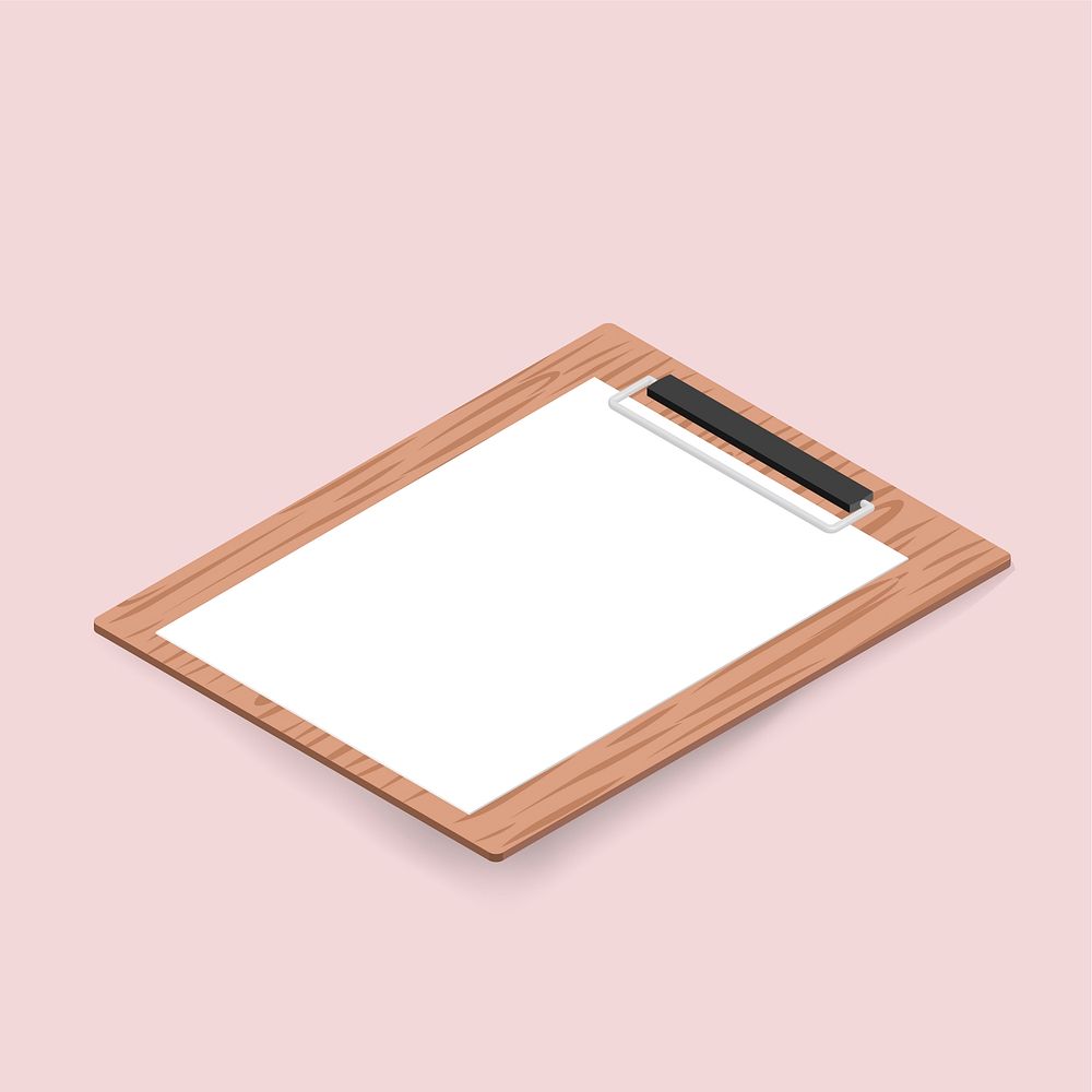 Vector of mockup notepad icon