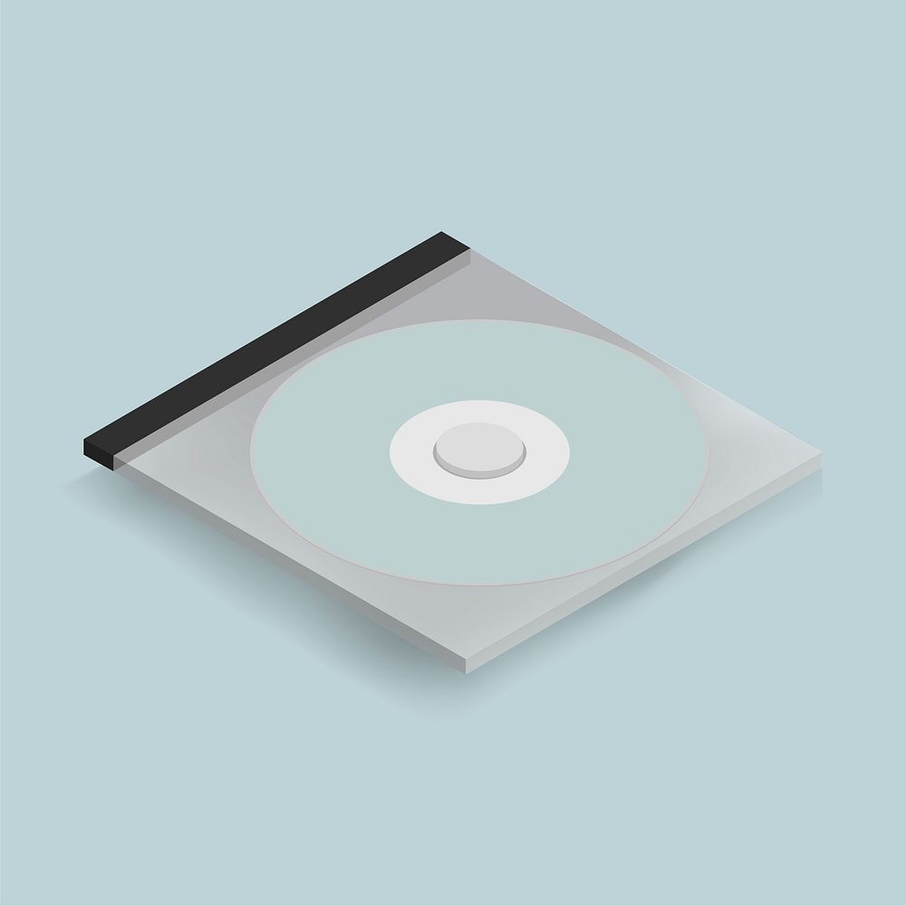 Vector image of CD disc