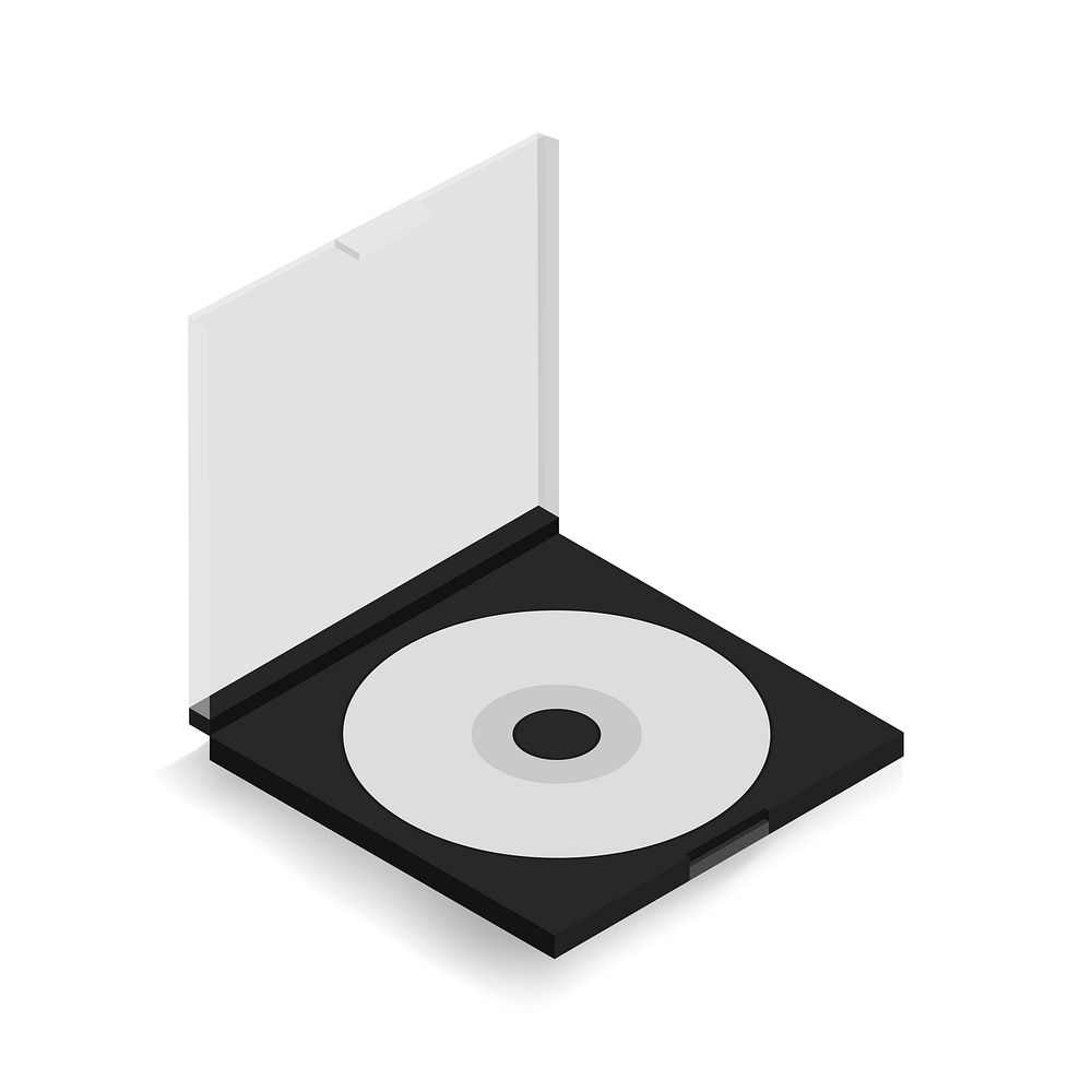 Vector image of CD disc