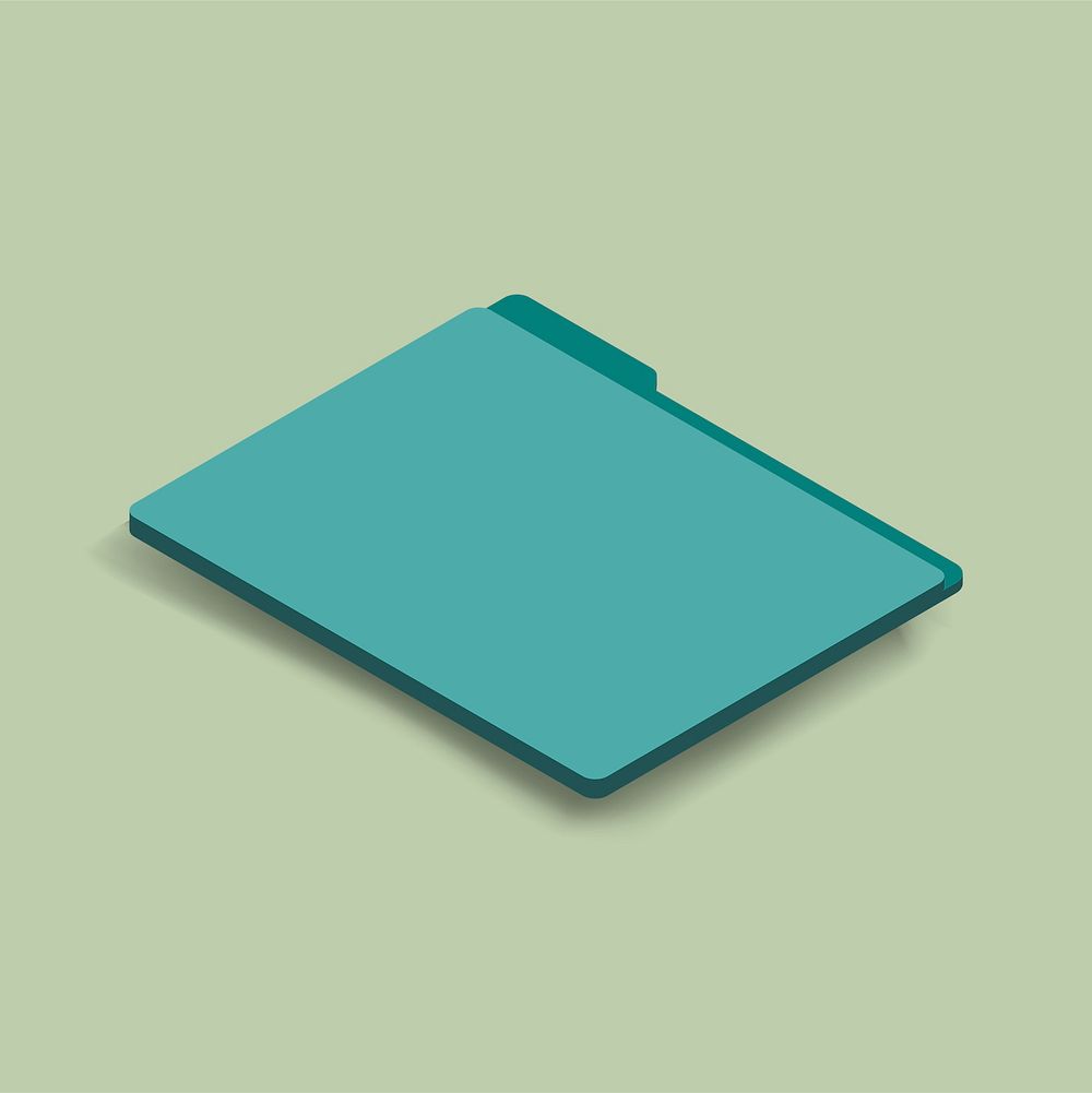 Vector icon of folder