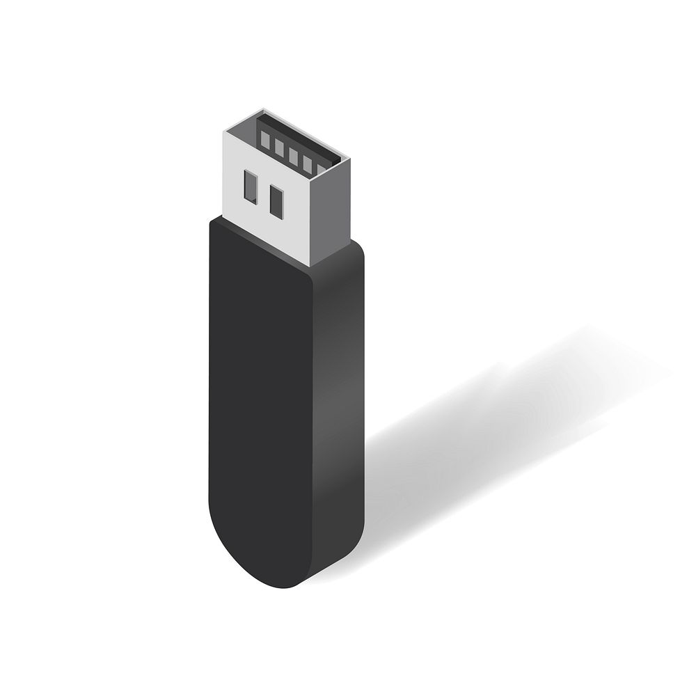 Vector of usb flash drive icon