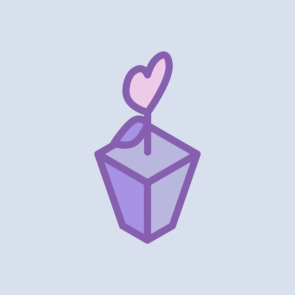 Illustration of valentine's icons
