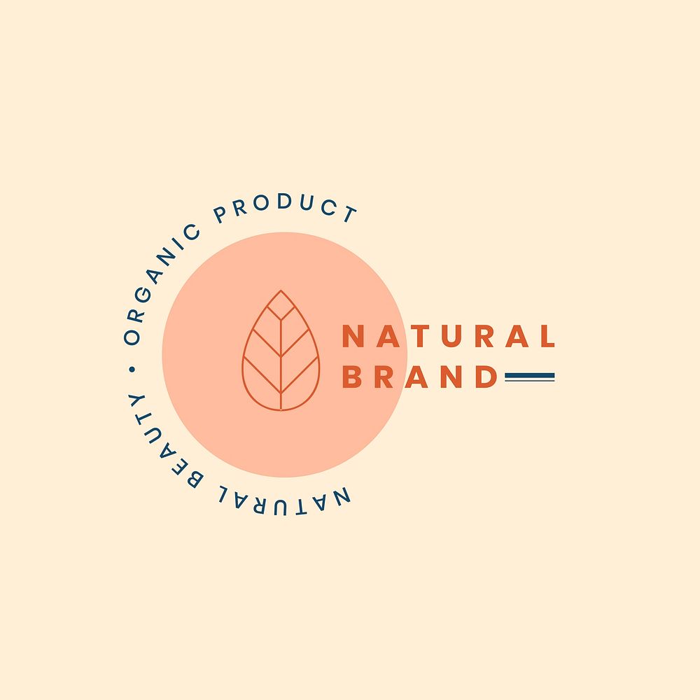 Natural brand logo badge design | Premium Vector - rawpixel