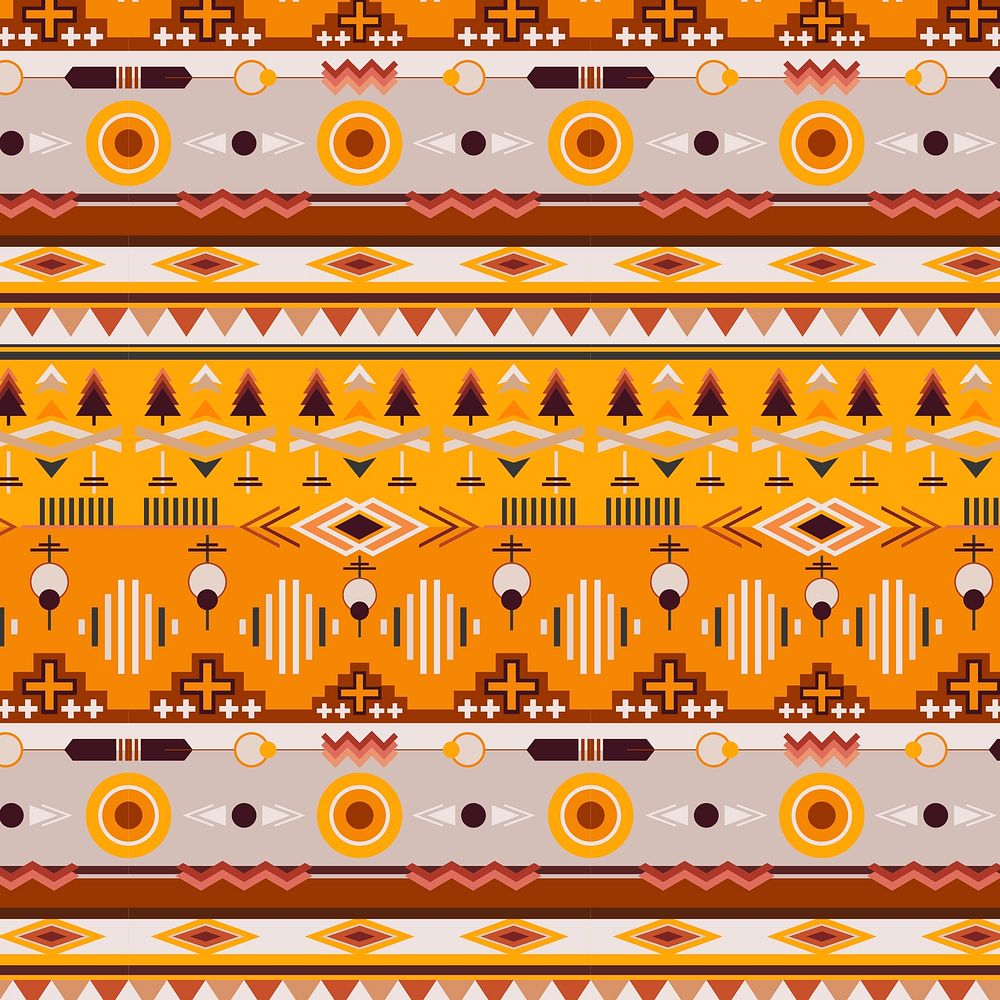 Ethnic pattern background, tribal design, colorful textile graphic