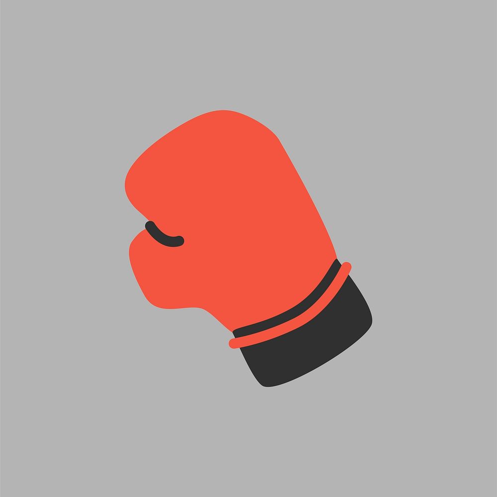 Illustration of boxing gloves icon