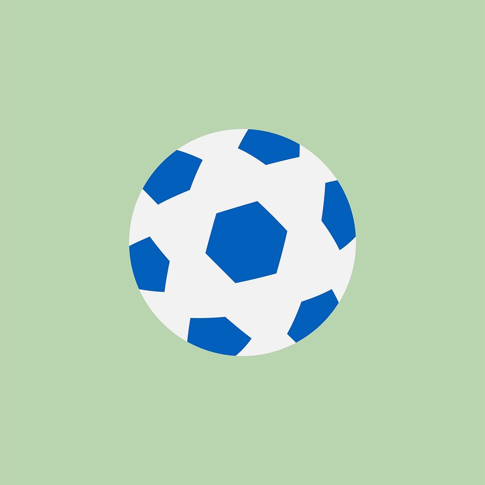 Illustration of soccer ball icon