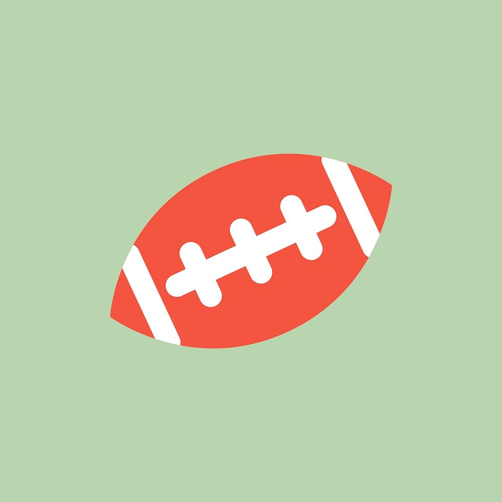 Illustration of american football icon