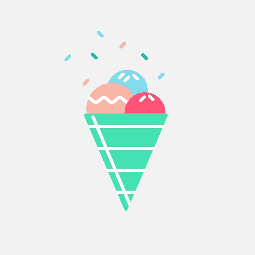 Illustration of icecream icon