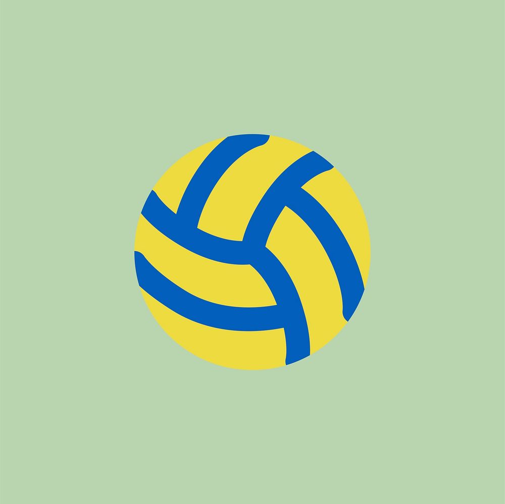 Illustration of volleyball icon