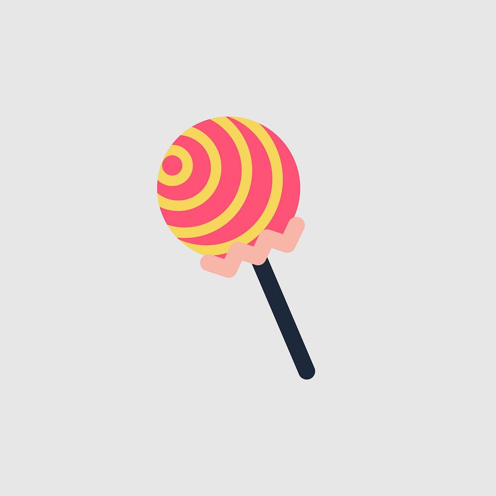 Illustration of lollipop icon