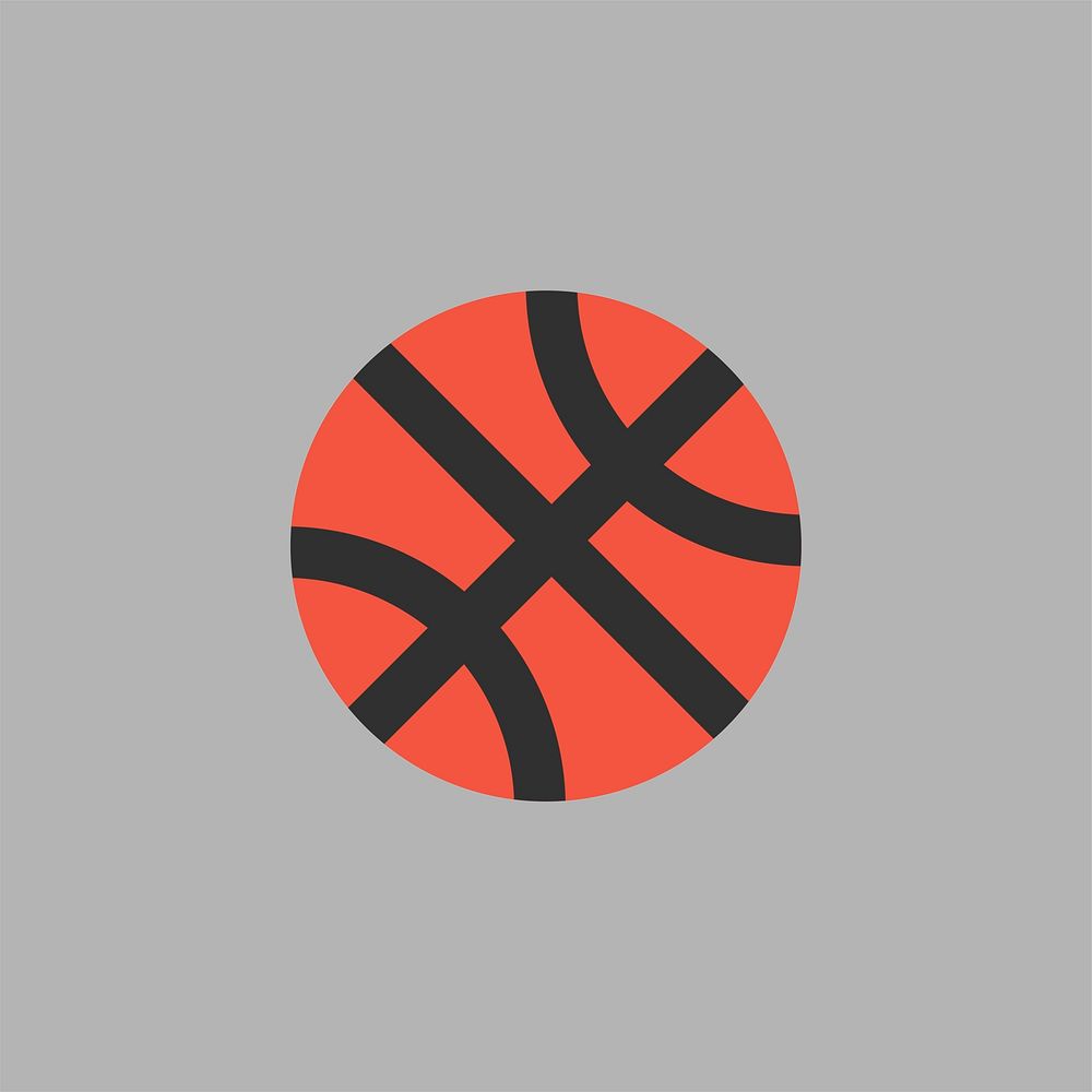Illustration of basketball icon