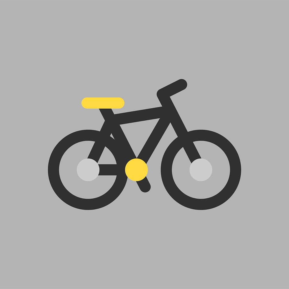 Illustration of bicycle icon