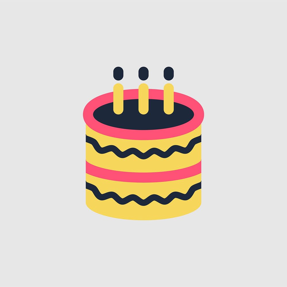 Free: Banner Black And White Download Birthday Candle Sweet - Birthday Cake  Icon Png - nohat.cc