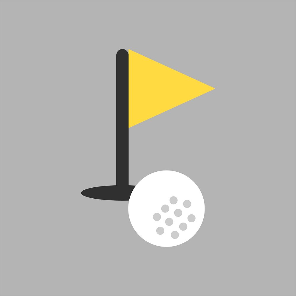 Illustration of golf icon