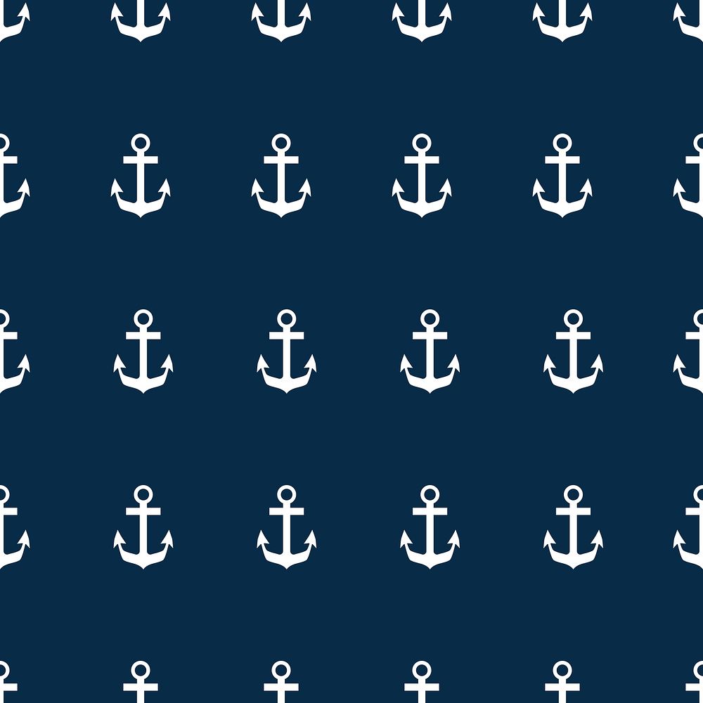 Anchor seamless pattern background psd