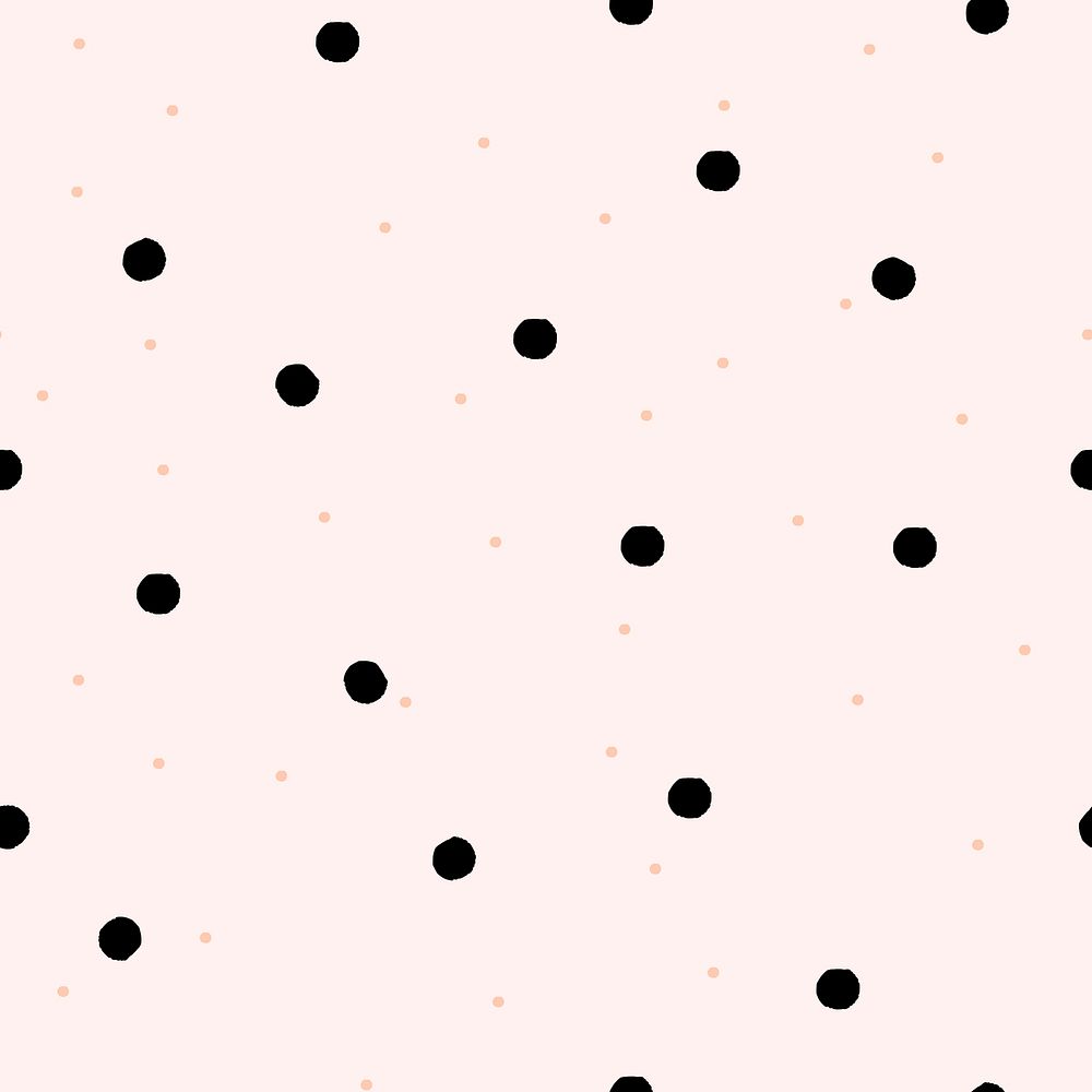 Polka dot seamless pattern background psd