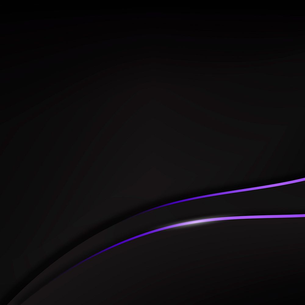 Abstract black background design with purple lines