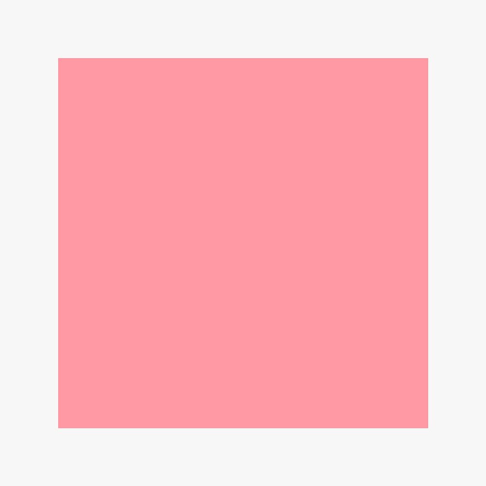 Square geometric shape, pink retro flat clipart