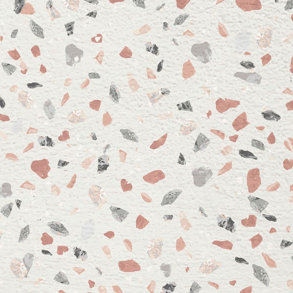 Aesthetic Terrazzo background, abstract pattern psd