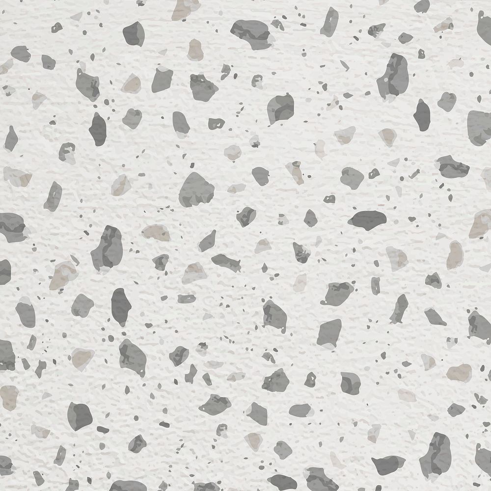Gray Terrazzo pattern background, abstract design psd