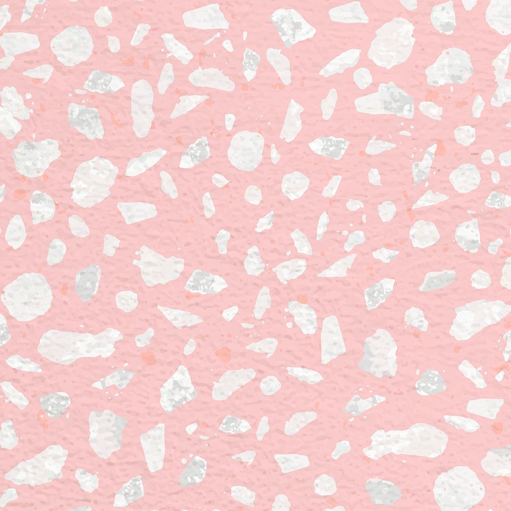 Pink Terrazzo pattern background, abstract design psd