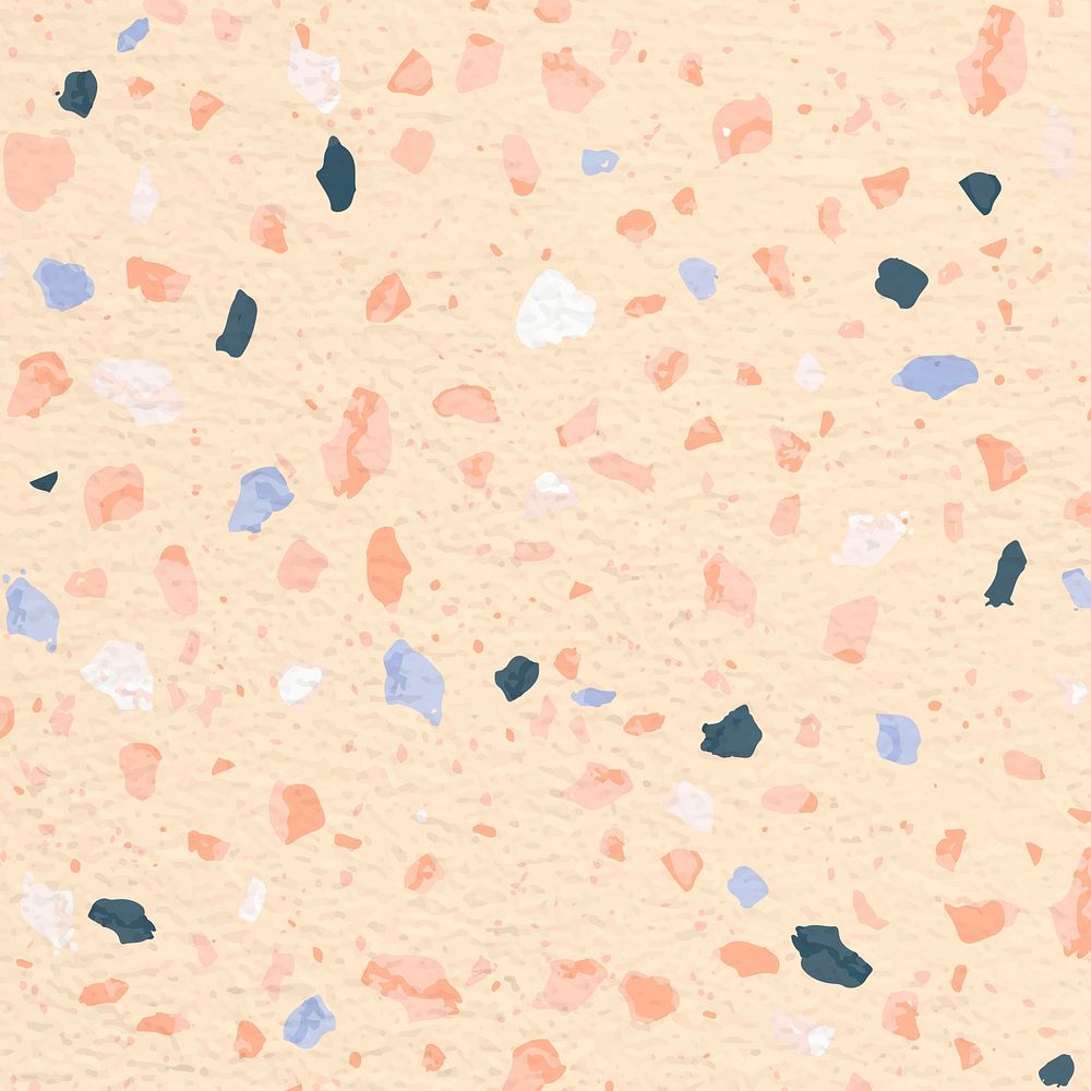 Pastel Terrazzo pattern background, abstract design psd