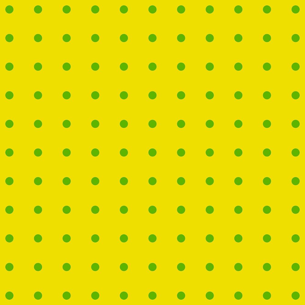 Polka dot pattern background, yellow colorful design psd