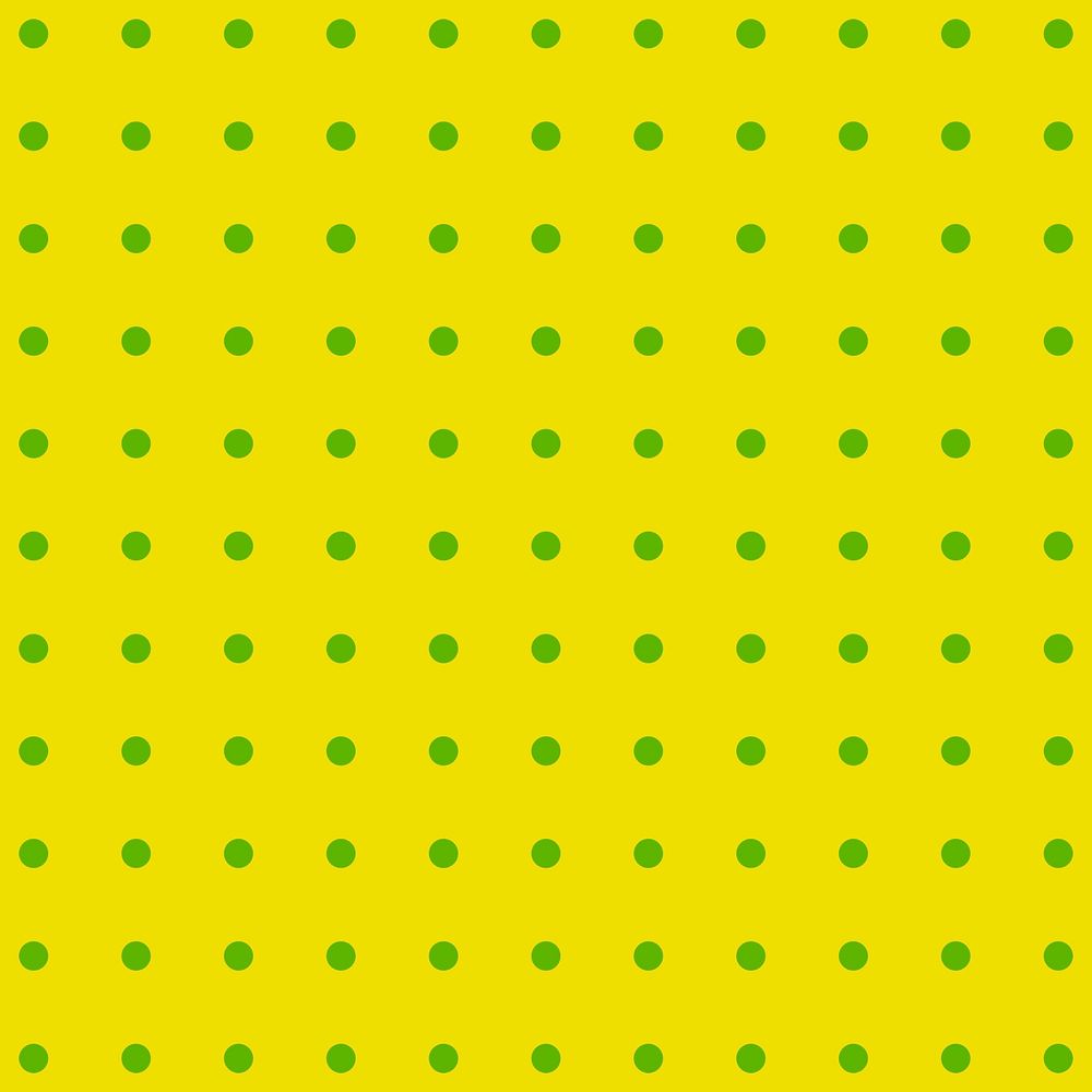 Polka dot pattern background, yellow colorful design