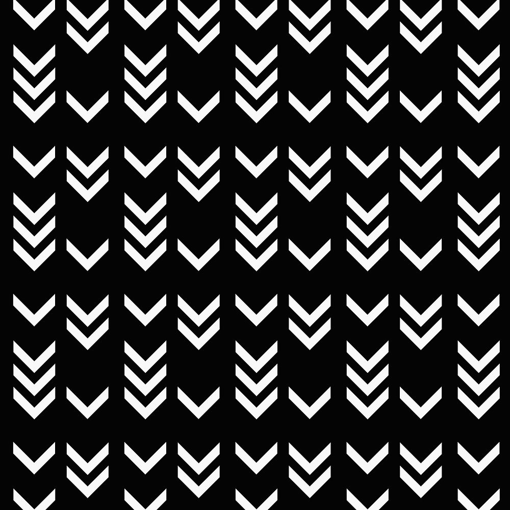Abstract background, black tribal pattern in simple design psd