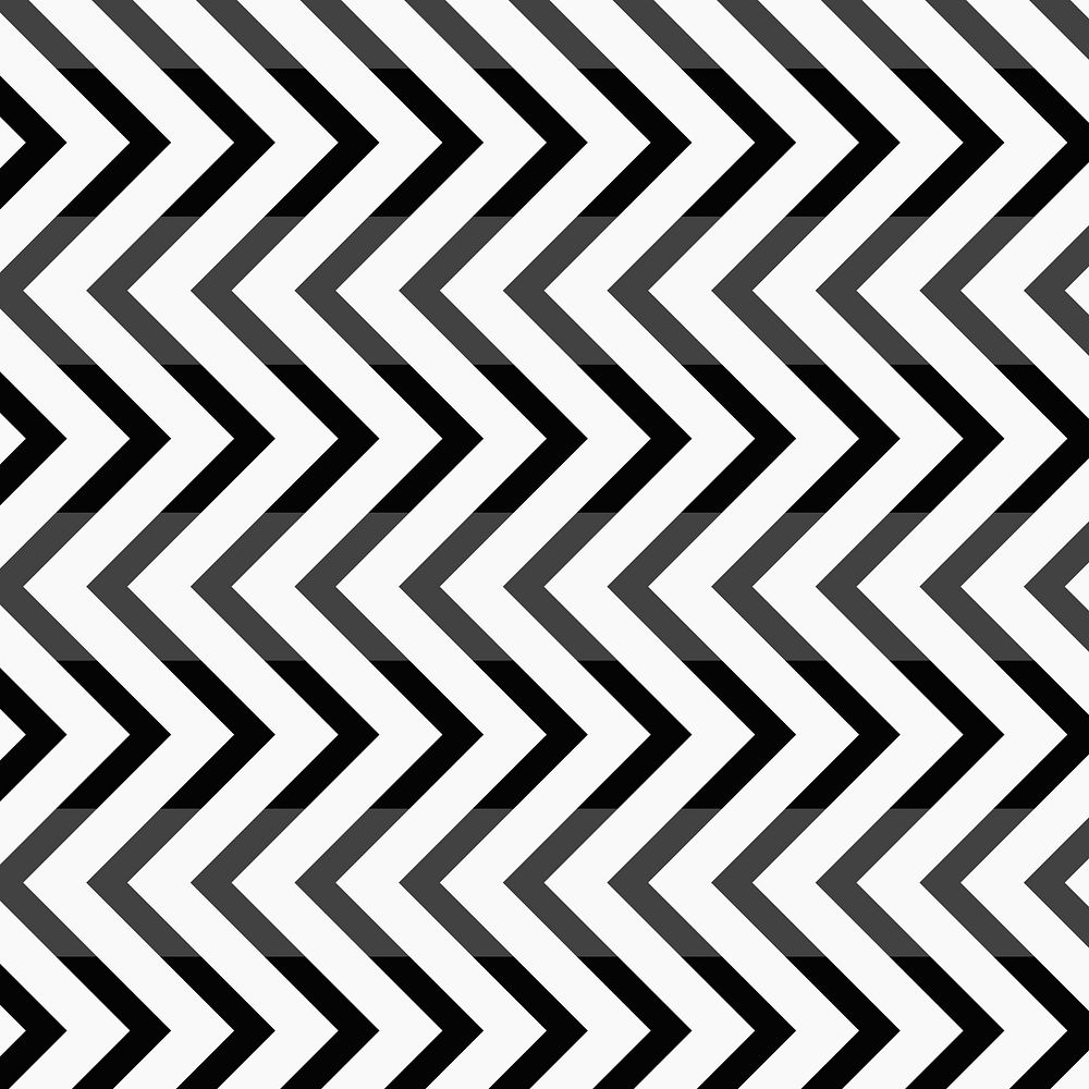 Simple pattern background, black zigzag abstract design psd