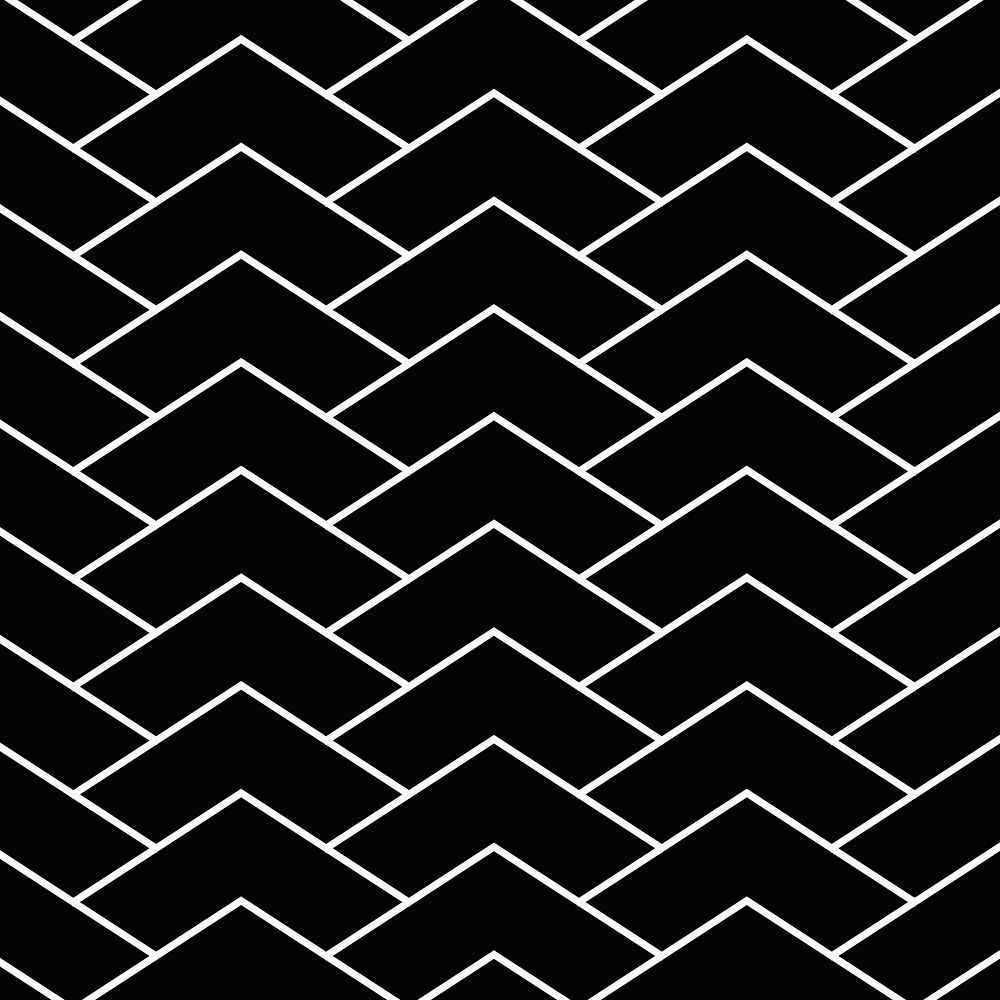 Black chevron background, simple pattern design psd