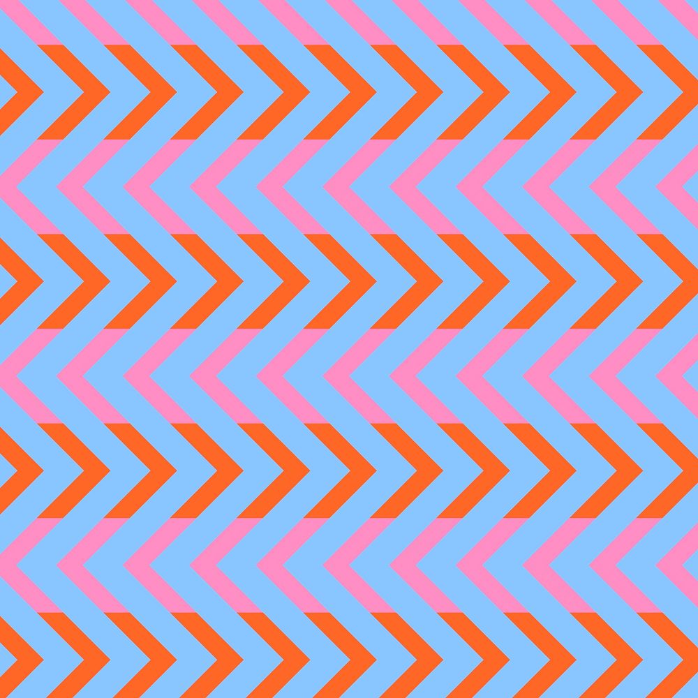 Abstract pattern background, blue chevron creative design vector