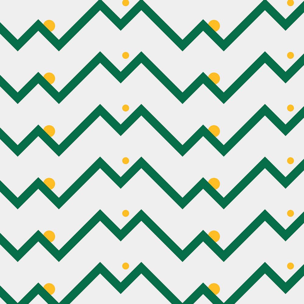 Colorful pattern background, green zigzag, creative design psd