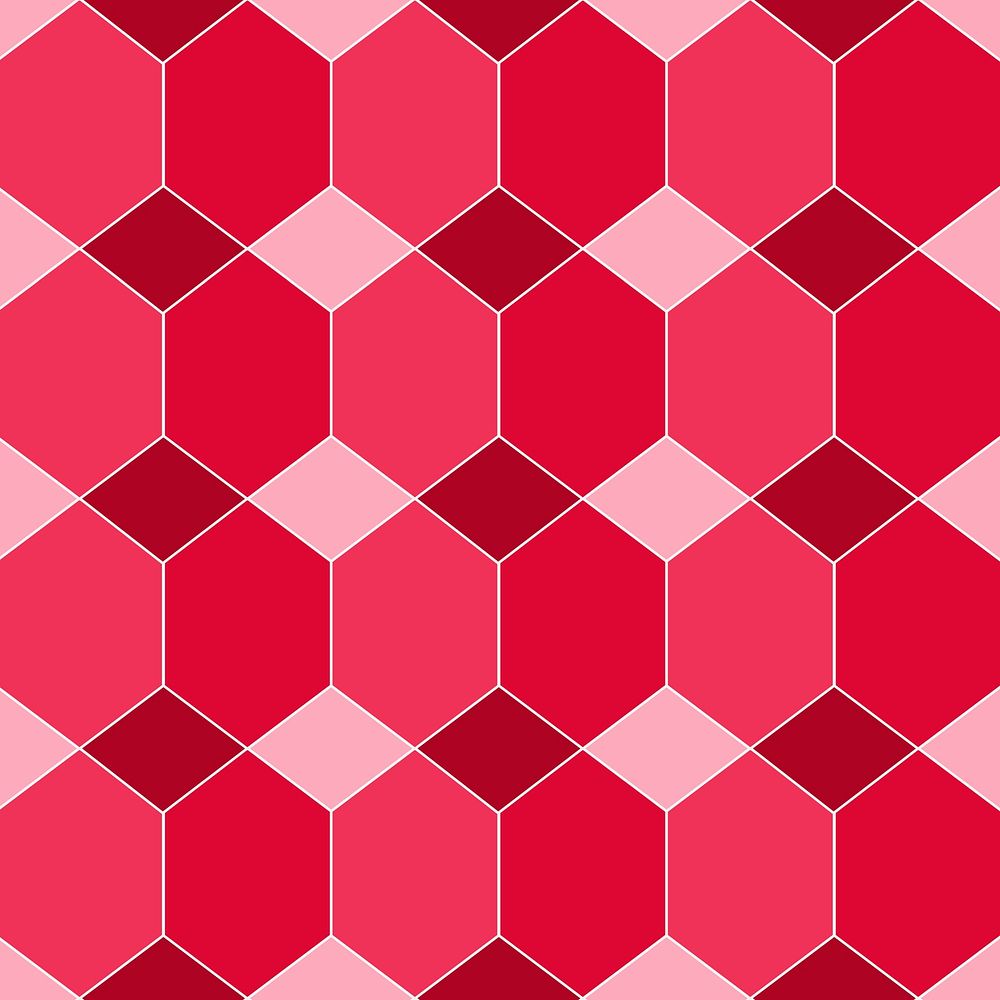 Pink background, cute geometric pattern, colorful design