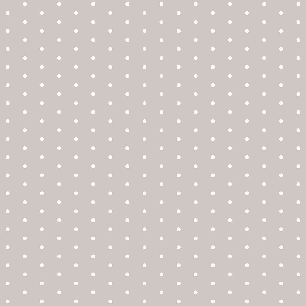 Polka dot pattern background, cute cream color design psd